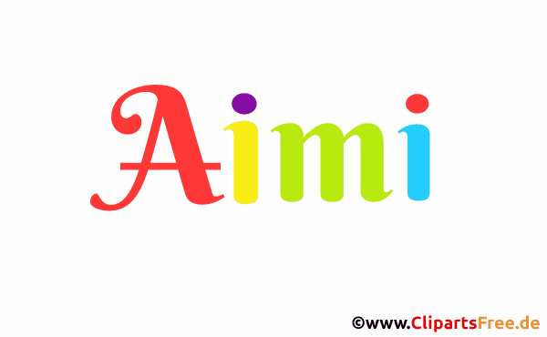 Aimi Vorname - weibliche Vornamen als Gif-Bilder