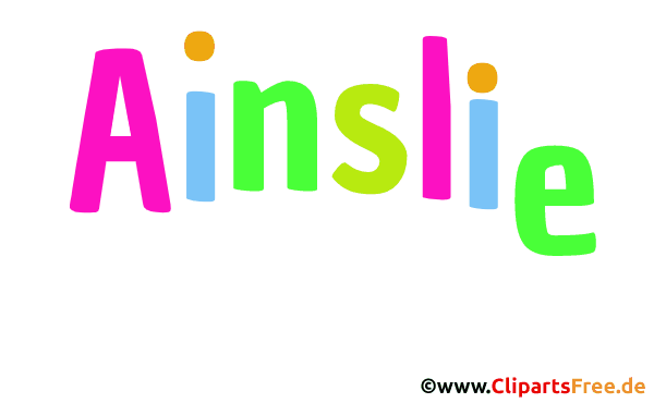 Ainslie Vorname - weibliche Vornamen als Gif-Bilder