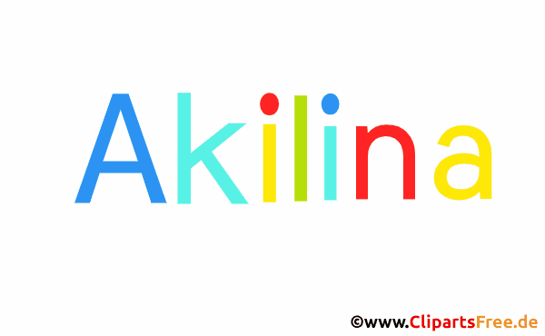 Akilina Vorname für Mädchen - Seltene Babynamen als Bilder