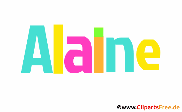 Alaine Mädchenname für Baby als Gif-Bild