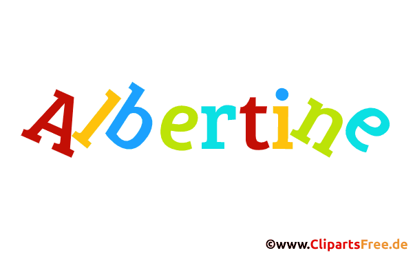 Albertine Name für Mädchen - Schöne Babynamen als Gifs