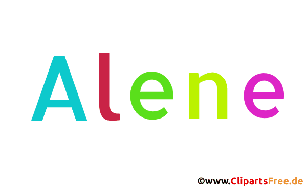 Alene Mädchenname für Baby als Gif-Bild