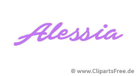 Alessia Mädchenname animiert