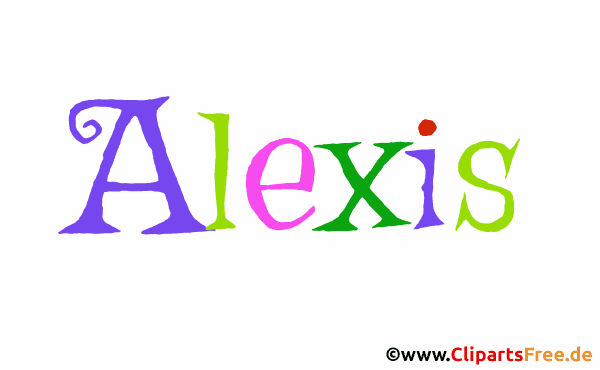 Alexis Mädchenvorname als animiertes Bild