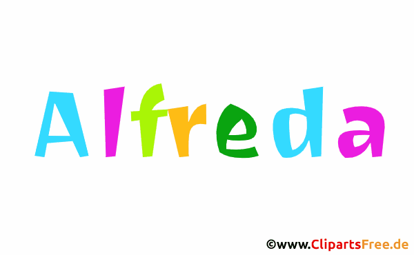 Alfreda Vorname für Mädchen als Bild