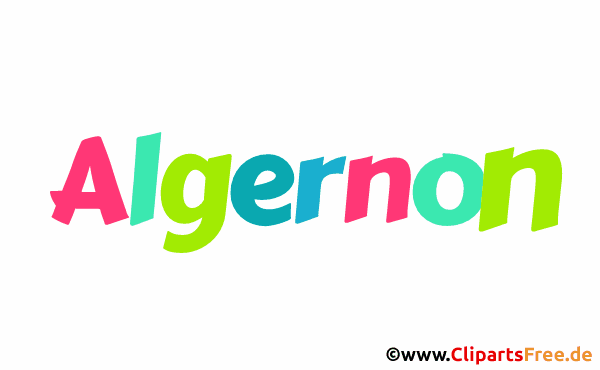 Algernon Name für Mädchen als Animationsbild