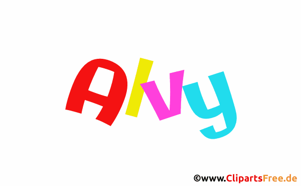 Alvy Name für Baby - Schöne Mädchennamen aus bunten Buchstaben