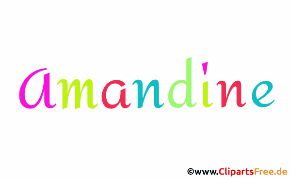 Amandine Babyvorname als Bild