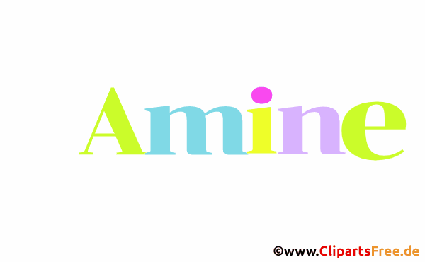 Amine Vorname für Mädchen - Schöne Vornamen aus animierten Buchstaben