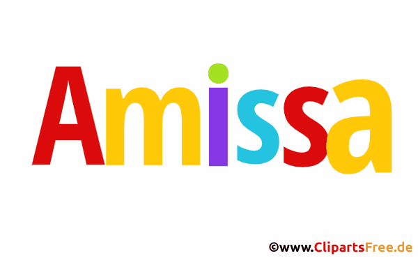 Amissa Babyvornam Vorname für Mädchen animierte Gif-Dateie als Bild