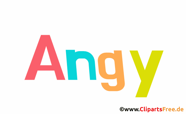 Angy Vorname für Mädchenbaby animierte Gif-Datei