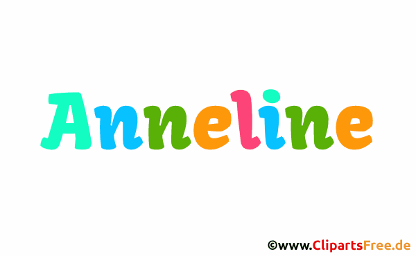 Anneline Vorname für Mädchen Gif-Animation