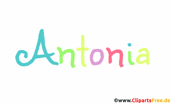 Antonia Gif Bild - schöne Namen für Mädchen