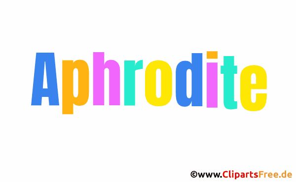 Aphrodite Vorname für Baby - Mädchennamen als Gif-Bild
