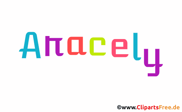 Aracely Vorname für Mädchen als Gif-Bild