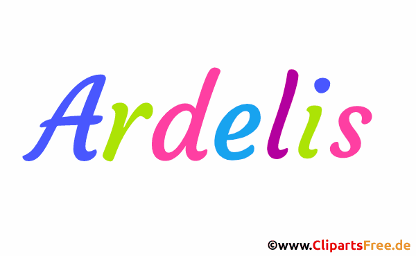 Ardelis Vorname - Namensbilder für Frauen