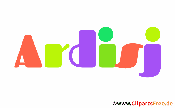 Ardisj Vorname für Mädchen - Animierte Namensbilder