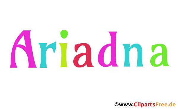 Ariadna Vorname - Namensbilder für Frauen