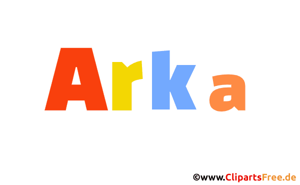 Arka Vorname für Mädchen - Animierte Namensbilder