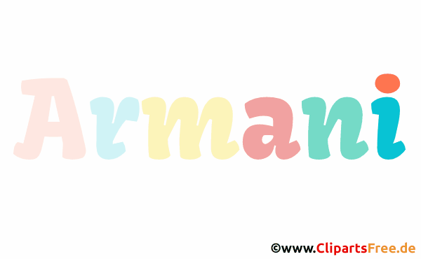 Armani Vorname für Mädchen - Namensbilder für Babies