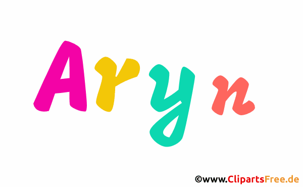 Aryn Mädchenvorname Gif Animation