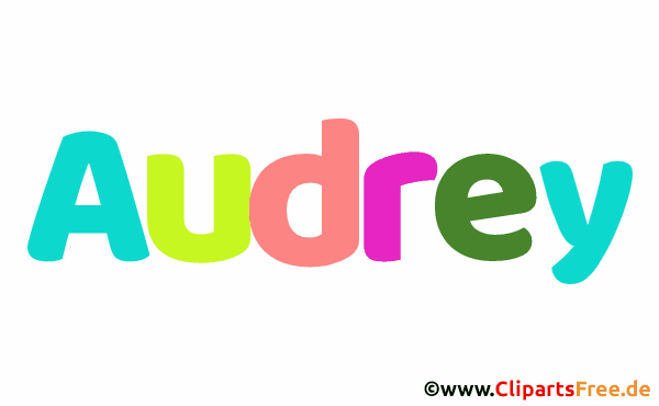 Audrey Vorname für Baby - Schöne Mädchenvornamen