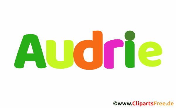 Audrie Vorname - Animierte Bilder mit Mädchennamen