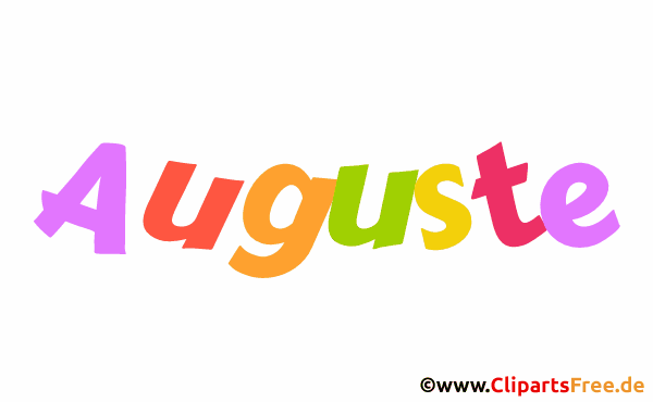 Auguste schöner Vorname für Mädchen als Gif
