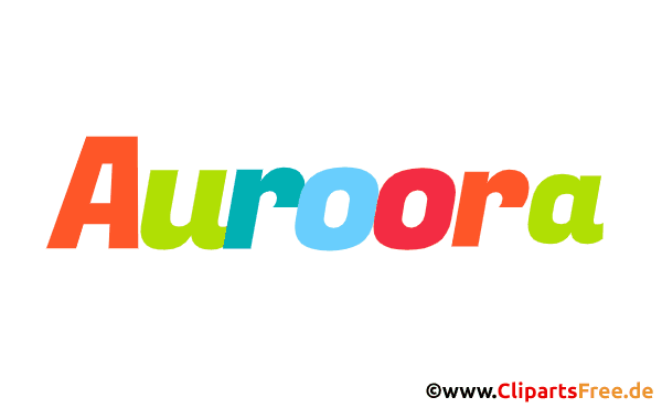 Auroora Namensbild - Seltene und schöne Mädchenvornamen