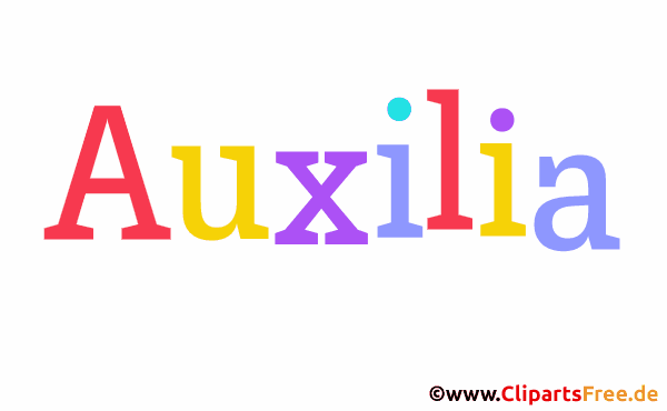 Auxilia Namensbild animiert - Schöne Mädchennamen