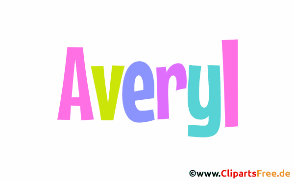 Averyl Namensbild animiert - Schöne Mädchennamen