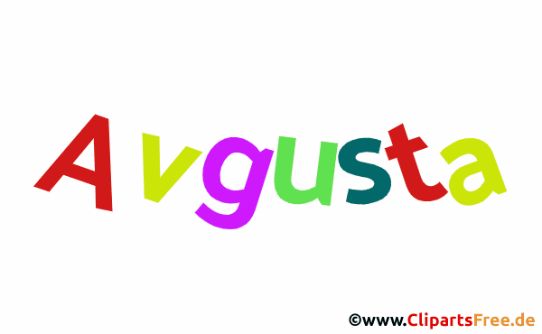 Avgusta Vorname für Mädchen - Animierte Gif Namensbilder