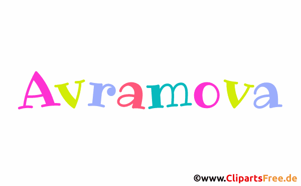 Avramova Name Baby - Schöne Mädchenvornamen