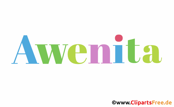Awenita Namensbild - Seltene und schöne Mädchenvornamen