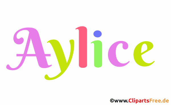 Aylice Vorname für Baby - Schöne Mädchenvornamen