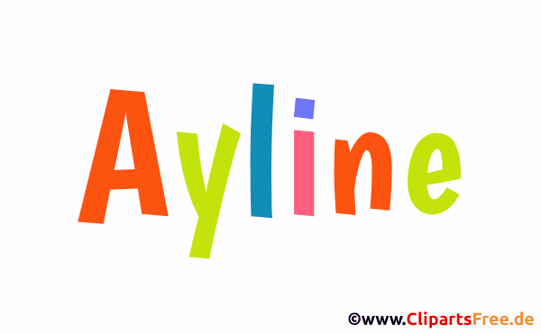 Ayline Namensbild - Seltene und schöne Mädchenvornamen