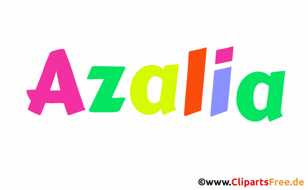 Azalia Namensbild - Seltene und schöne Mädchenvornamen