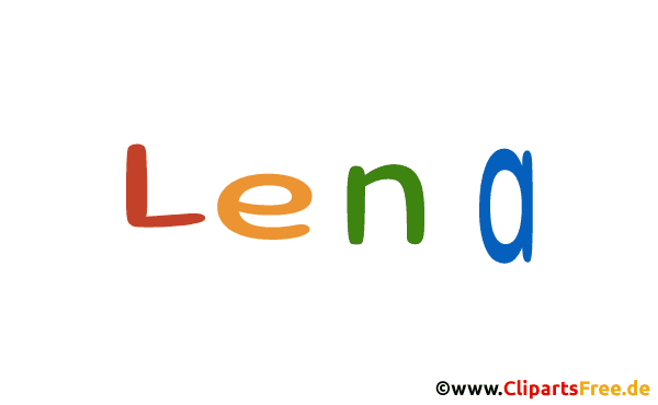 Lena Mädchenname Anigif animiert