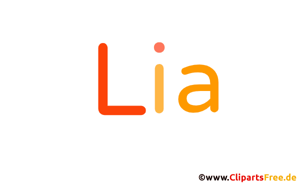 Lia Mädchenname - Populäre Babynamen als Gifs