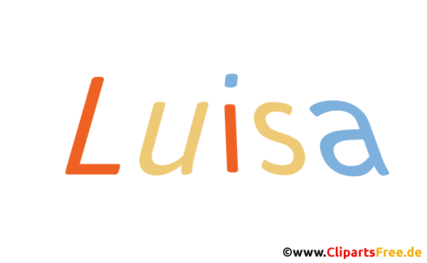 Luisa Mädchenname Gif animiert