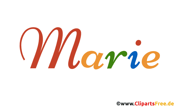 Marie Mädchenname Anigif animiert