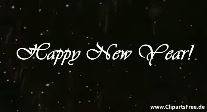 Happy New Year Gif animiertes Clipart