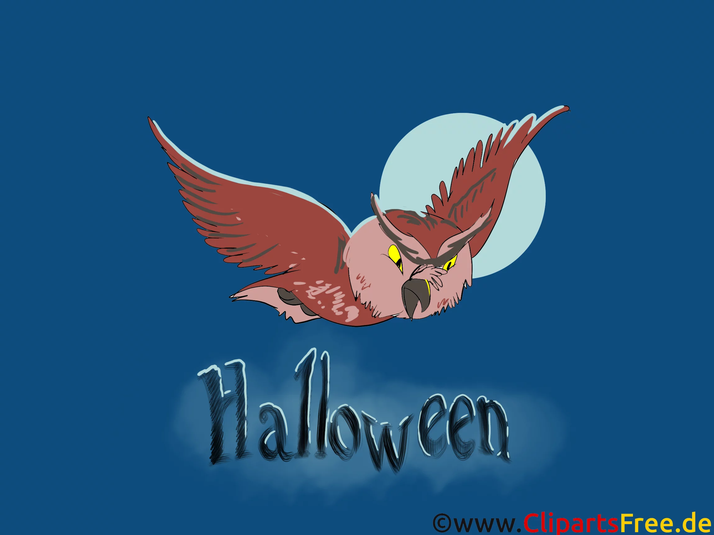 Clip Art Uhu - Illustrationen, Bilder, Grafiken, Cliparts, Comics, Cartoons zu Halloween