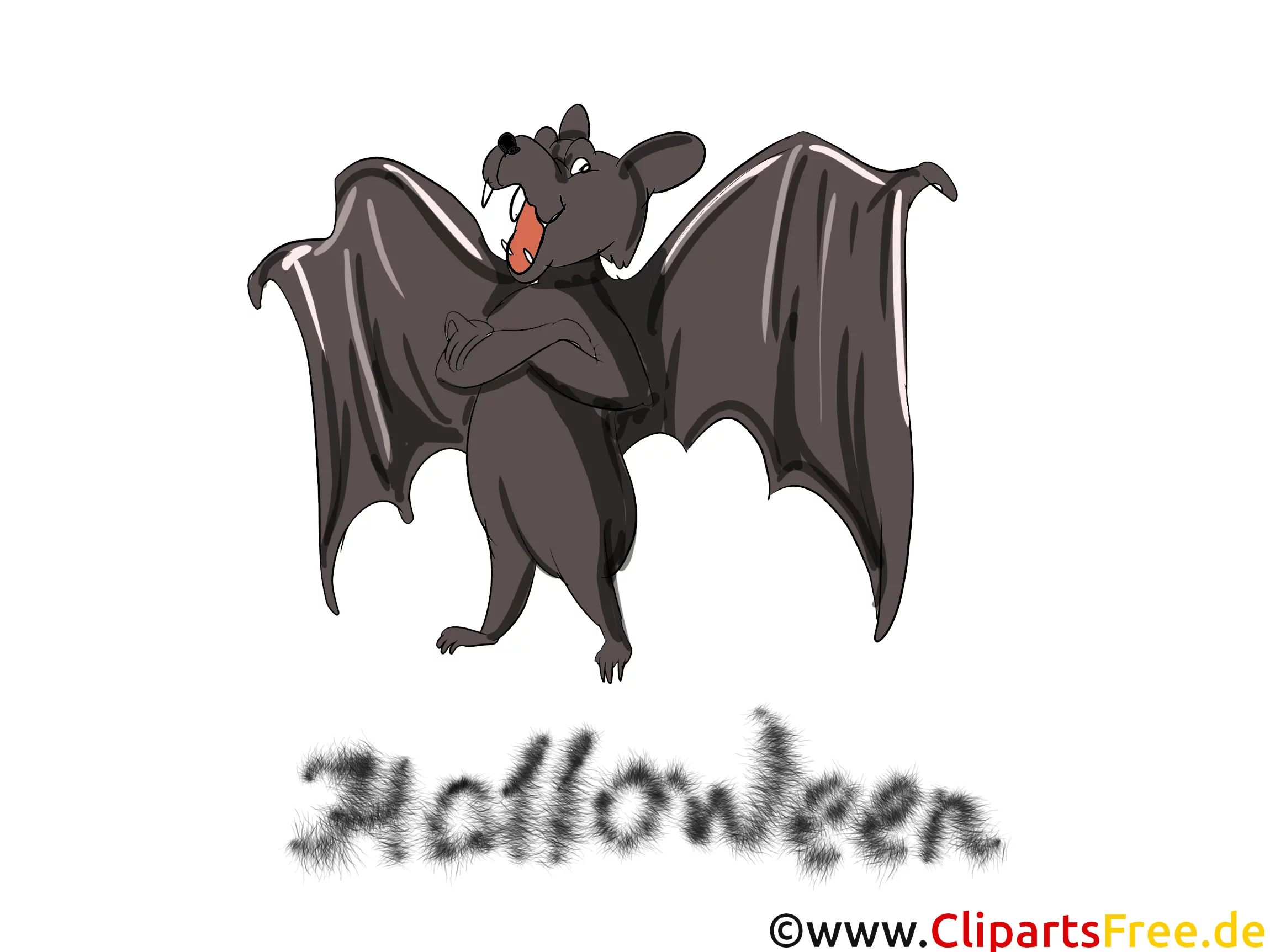 Fledermaus Clipart - Illustrationen, Bilder, Grafiken, Cliparts, Comics, Cartoons zu Halloween