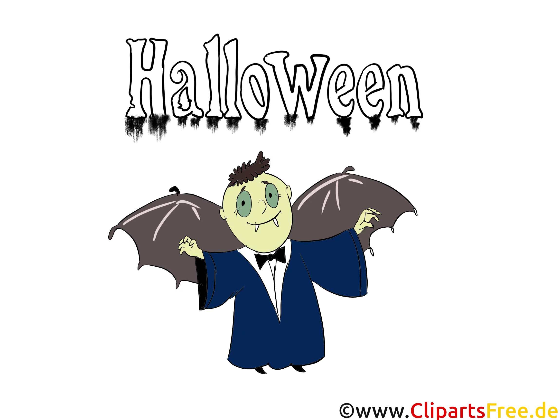 Graf Dracula Comic - Cliparts, Bilder, Grusskarten, Vorlagen für Einladungen