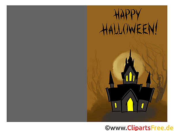 Einladungen zu Party herunterladen un drucken Halloween