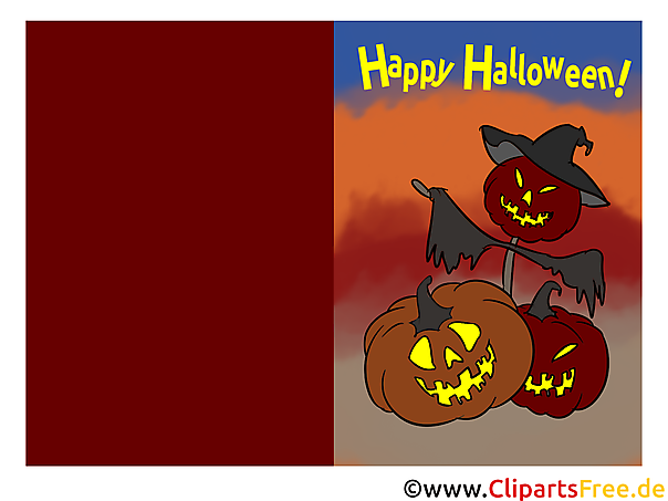 Einladungskarten für Halloween-Parties