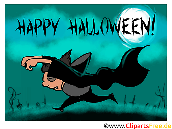 Gratis Grusskarte Halloween