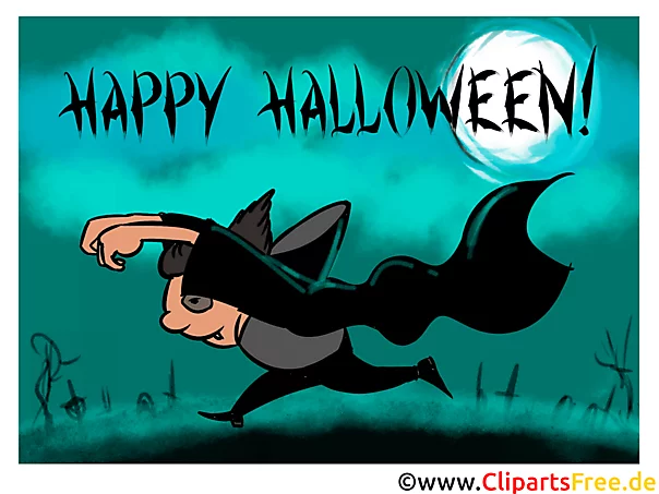 Gratis Grusskarte Halloween