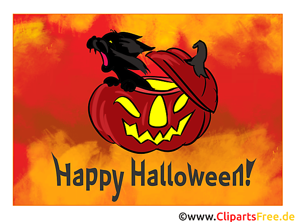 Halloween Bilder zum Ausdrucken und Verschicken